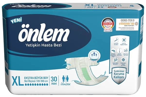Belbantlı Yetişkin Hasta Bezi - XL - 30'lu