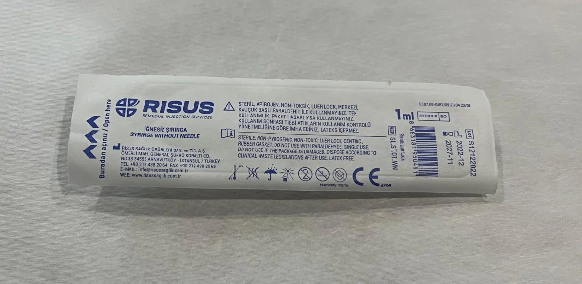 İğnesiz Şırınga Luer Lock - 1 ML