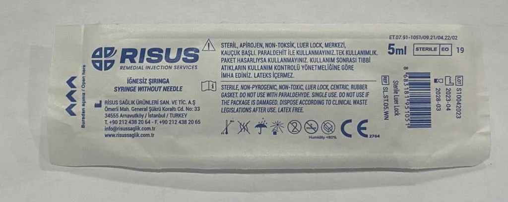 İğnesiz Şırınga Luer Lock - 5 ML