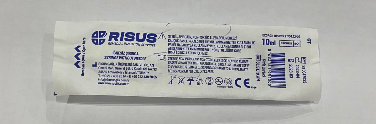İğnesiz Şırınga Luer Lock - 10 ML