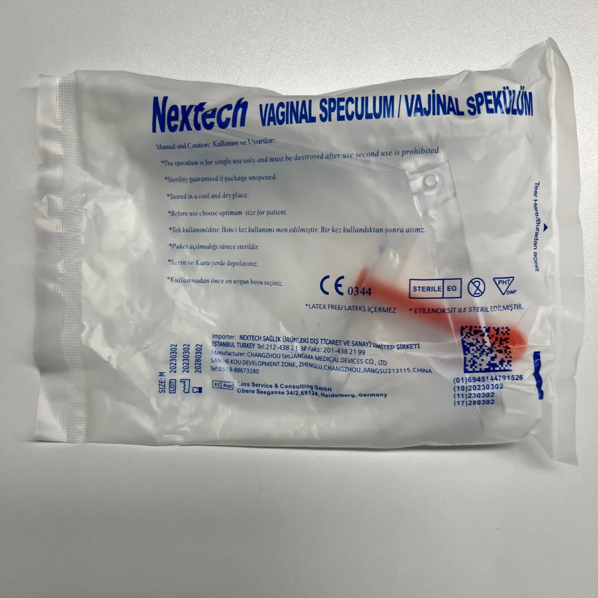 Vajinal Spekulum- Medium