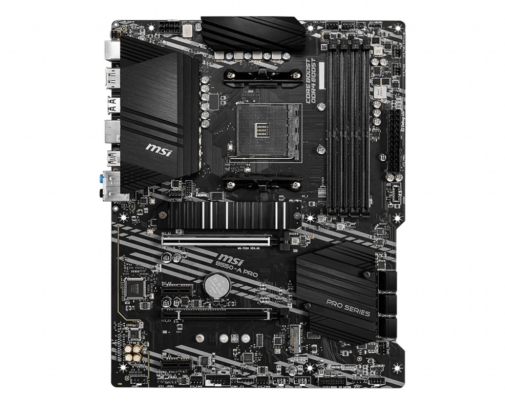 MSI B550-A PRO DDR4 3200MHZ 1XHDMI 1XDP 2XM.2 USB 3.2 ATX AM4 (AMD 5000/4000G/3000 SERİLERİ İLE UYUMLU)