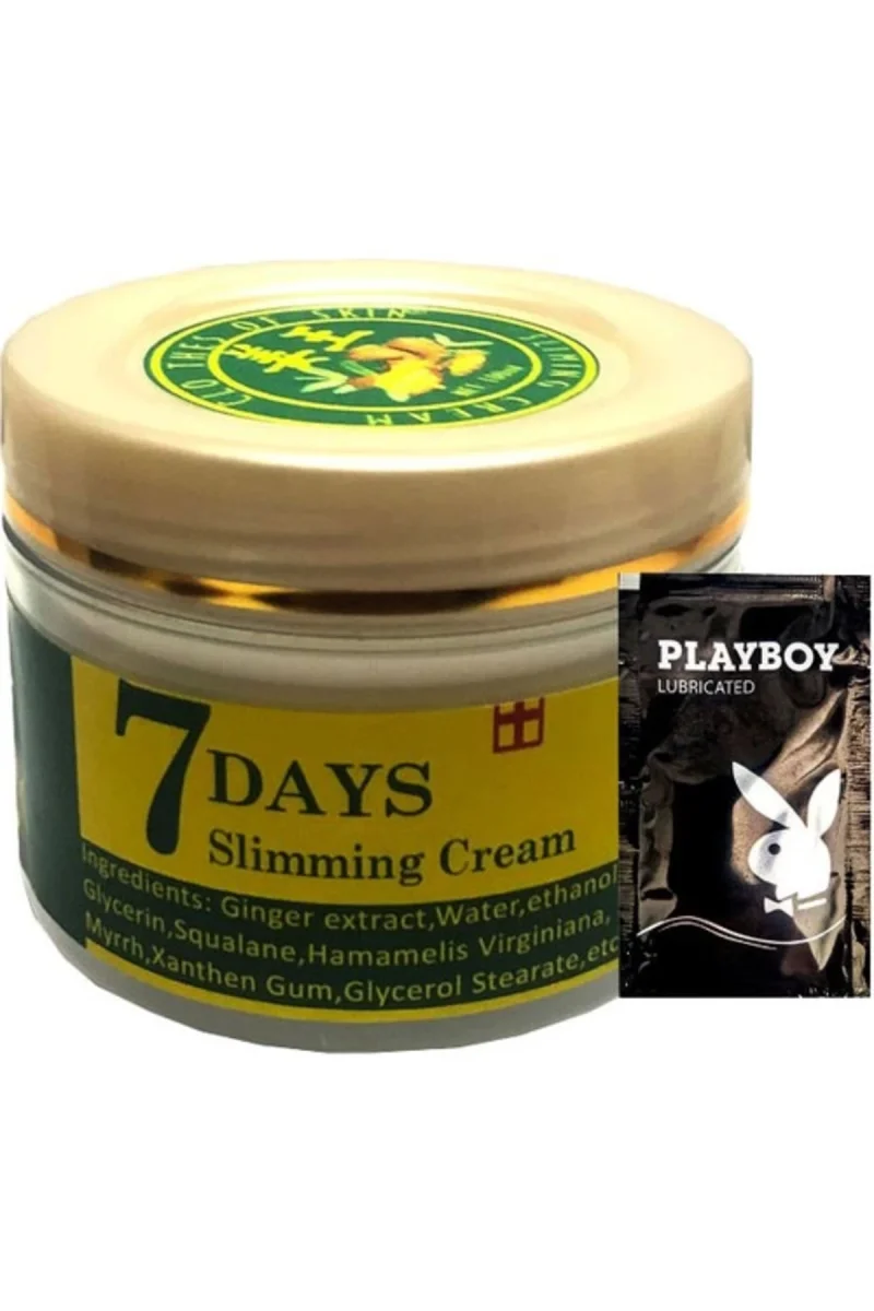 7 Days Ginger Miracle Slimming Cream Yağlara Parçalayıcı Kremi  100 ml + 1 Adet Jel Hediyeli