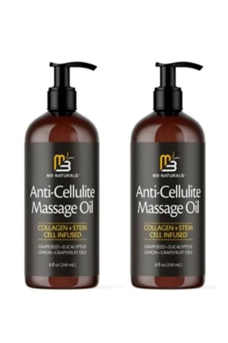 Anti Cellulıte Sıkılaştırıcı Yağı Yakıcı Masaj Bakım Yağı 240 ml 2 Adet