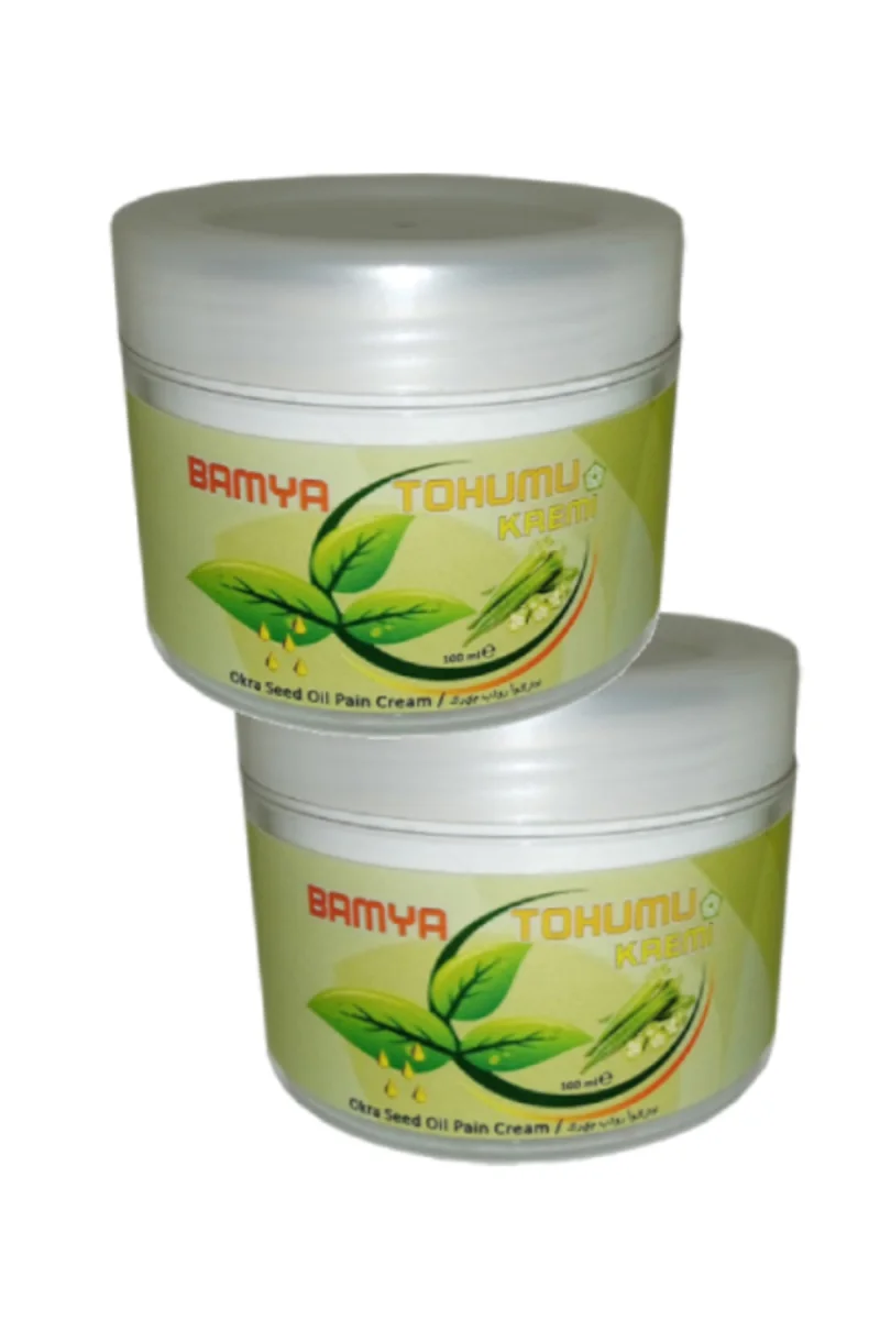 Bamya Tohumu Yağı Rahatlatma Masaj Kremi 100 ml X 2 Ad