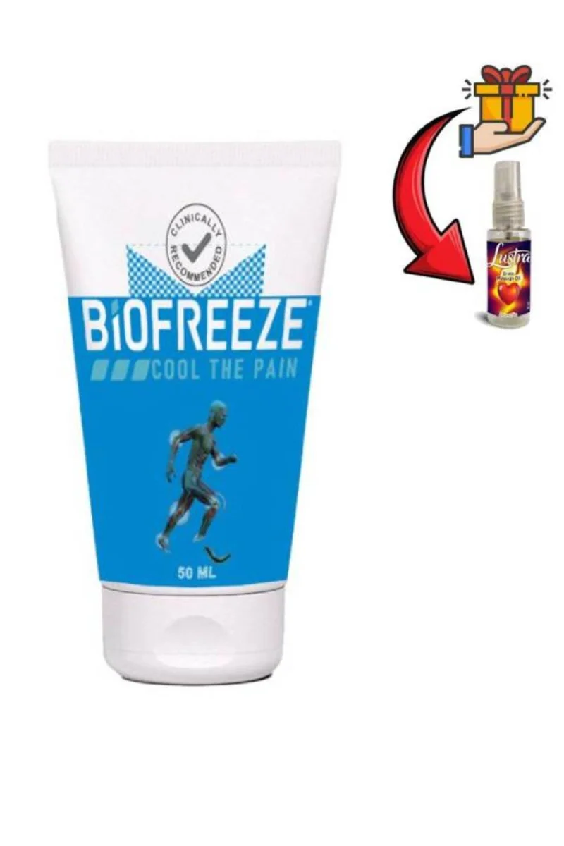 Biofreeze  Masaj Kremi 50 ml x 1 ad+Masaj Yağı ile