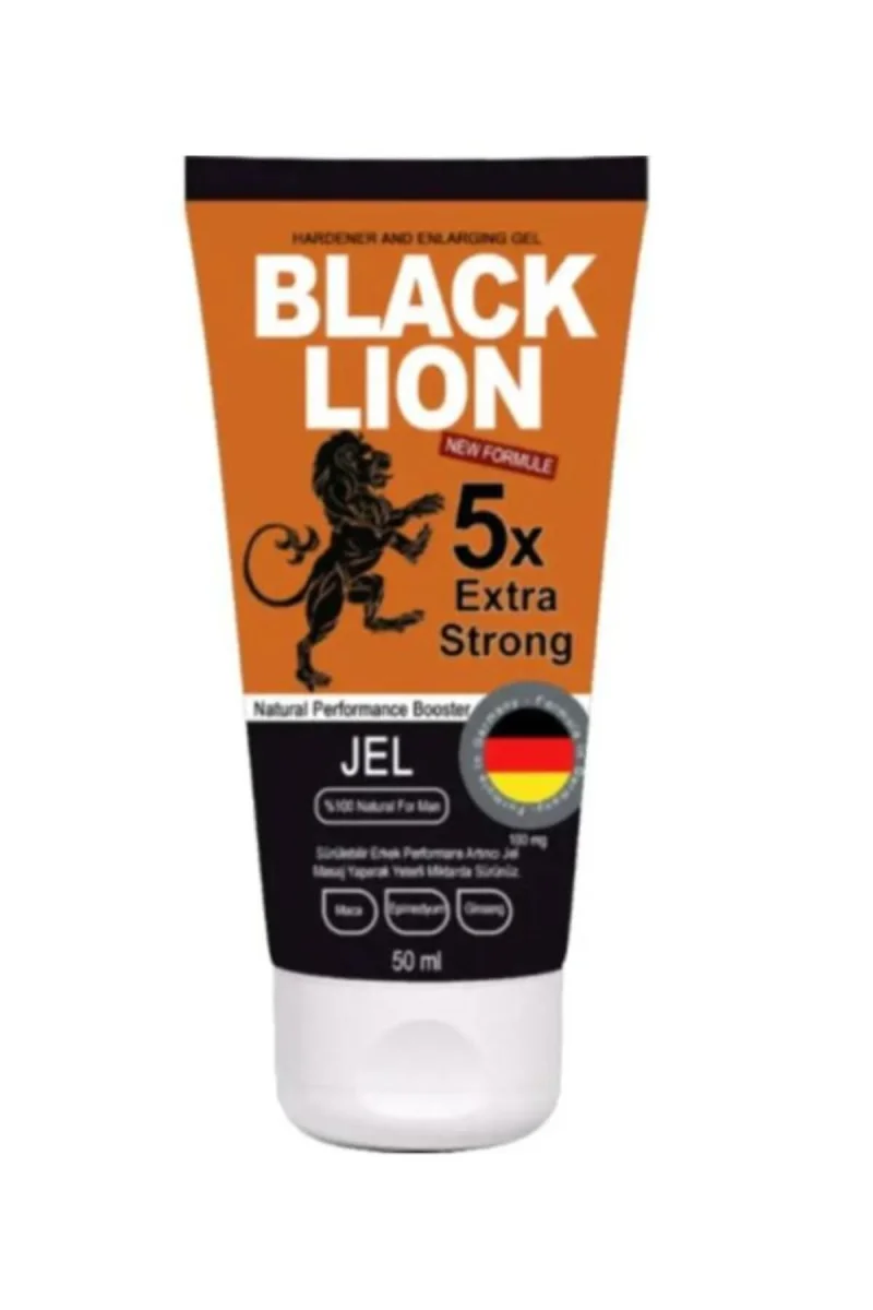 Black Lion Gel 5x Erkeklere Özel  Sertleştiricili Büyütücülü Kremi 50ml