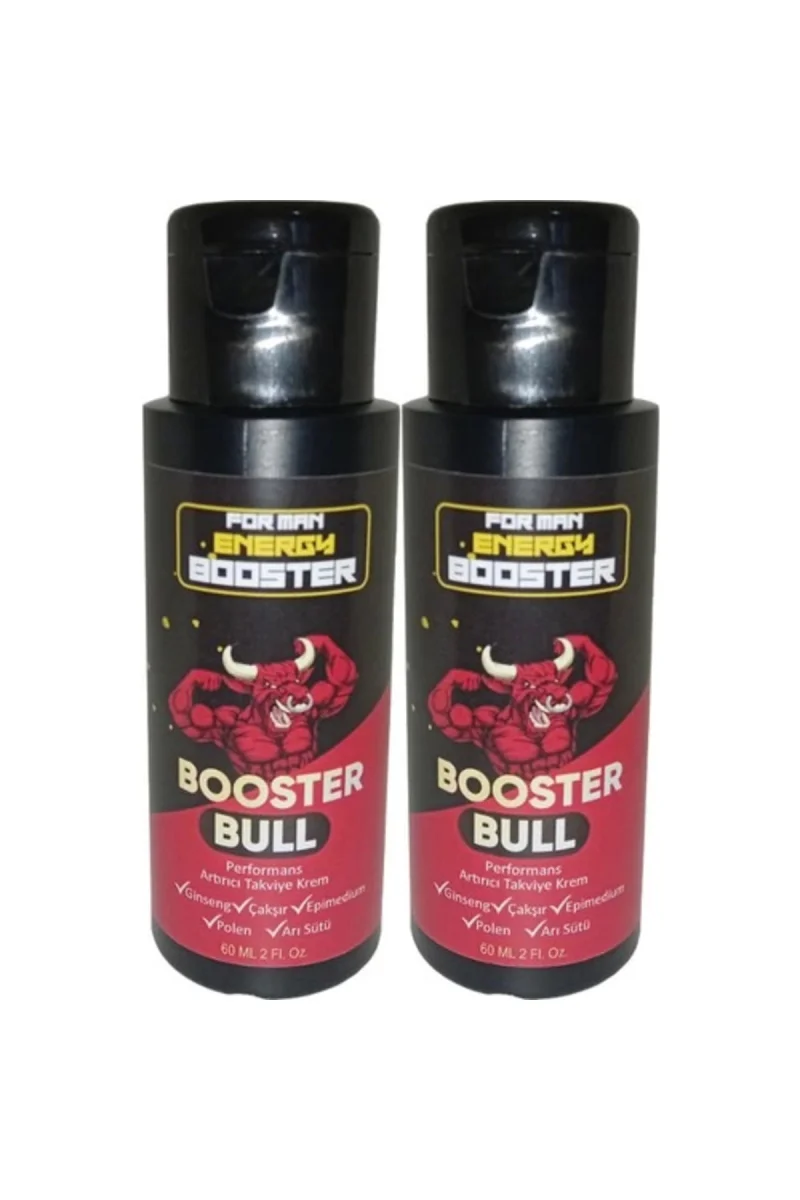 Booster Bull 2 Tane Erkeklere Özel Yüksek Hızlı Aktivasyon Kremi 60 ml - 2 Adet 60 ml