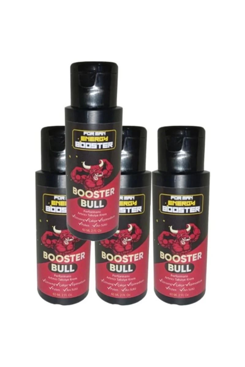 Booster Bull 4 Tane Erkeklere Özel Kremi 60 ml - 4 Adet 60 ml