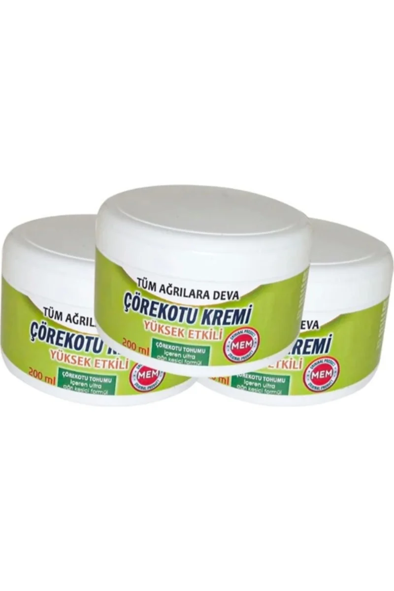 Corex Çörek Otu Kremi Green Box 3 Tane Birden 200 ml