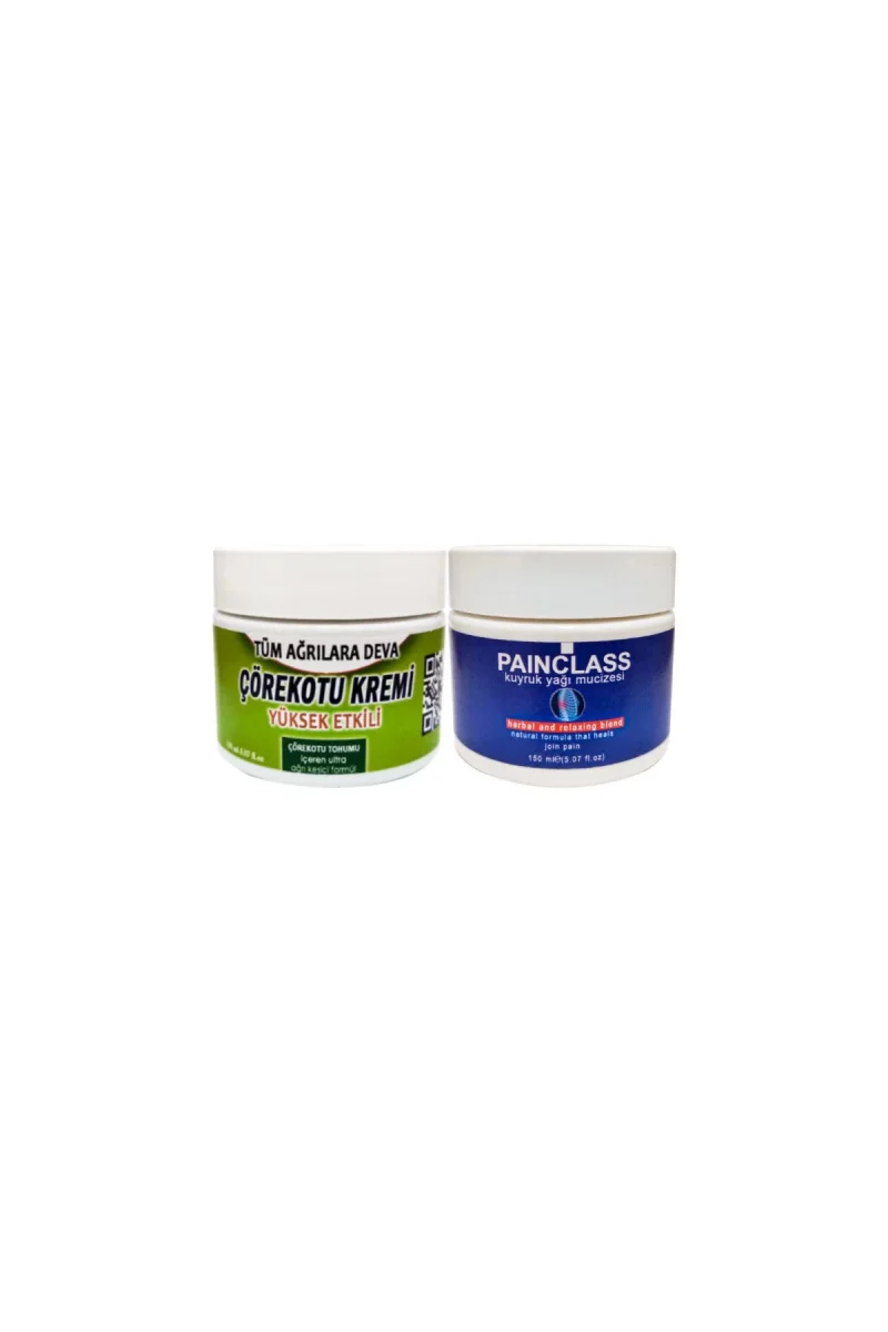 Çörek Otu Kremi Orta Boy  100 ml - Painclass 150 ml Kuyruk Yağı Kremi