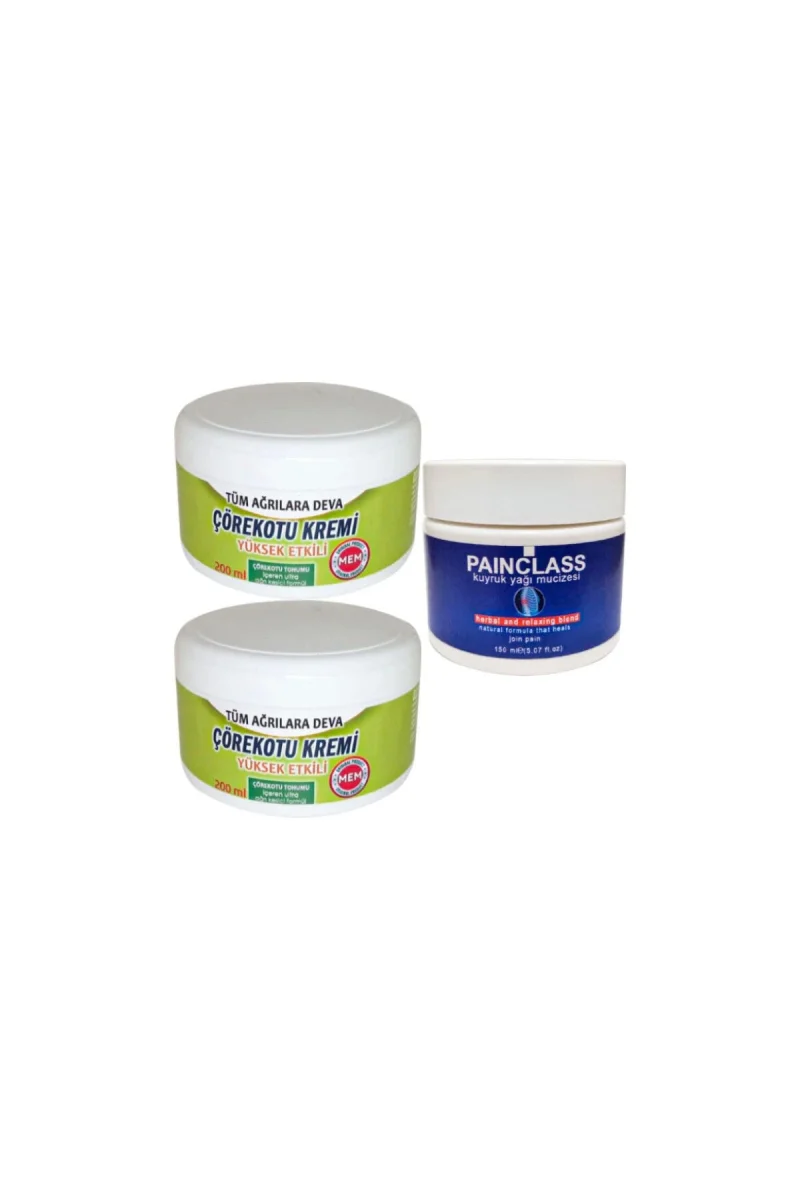 Çörek Otu Kremi XL Boy 2x200 ml +150 ml Kuyruk Yağı Kremi Painclass