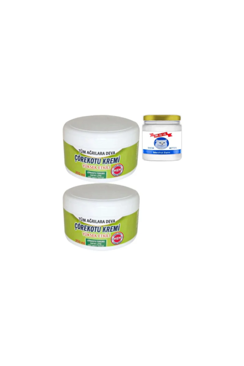 Çörek Otu Rahatlama XL Boy Krem 2x200 ml+50 ml Snow Kitten Krem