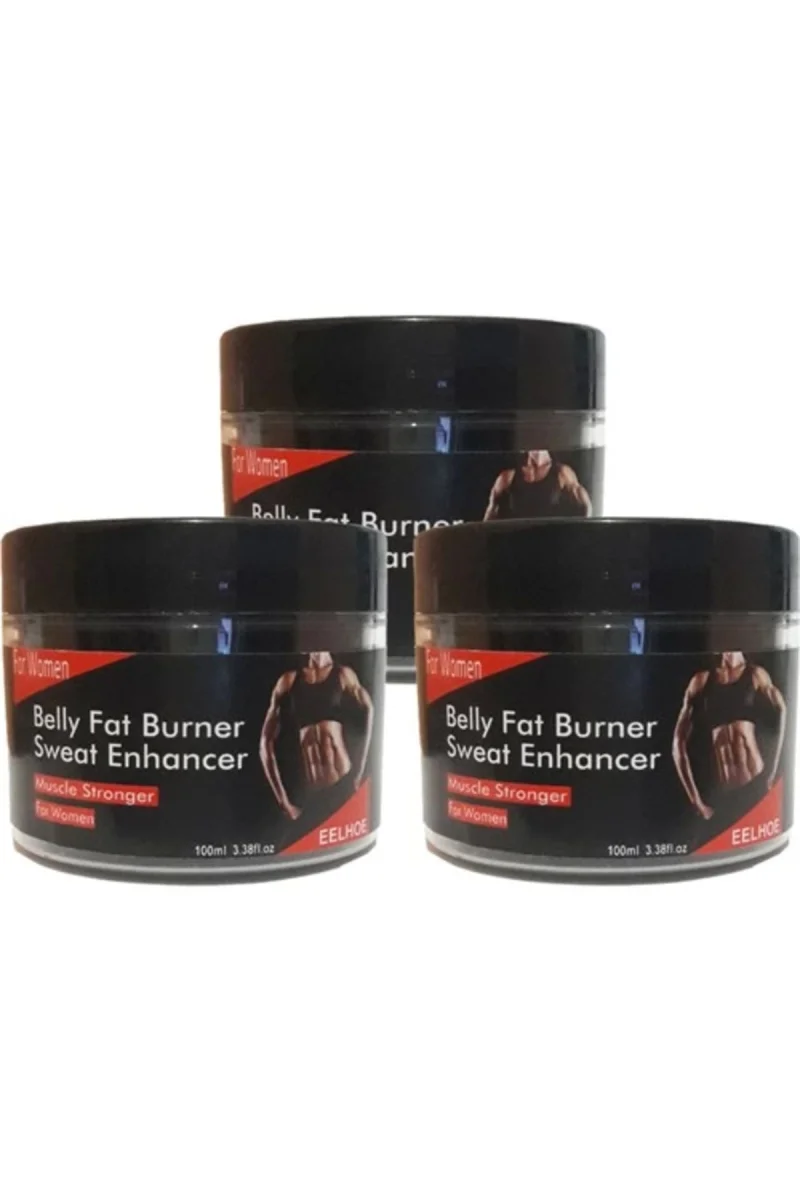 Eelhoe Belly Fat 3'lü Burner Sweat Enhancer Kadınlara Özel Kremi 100 ml