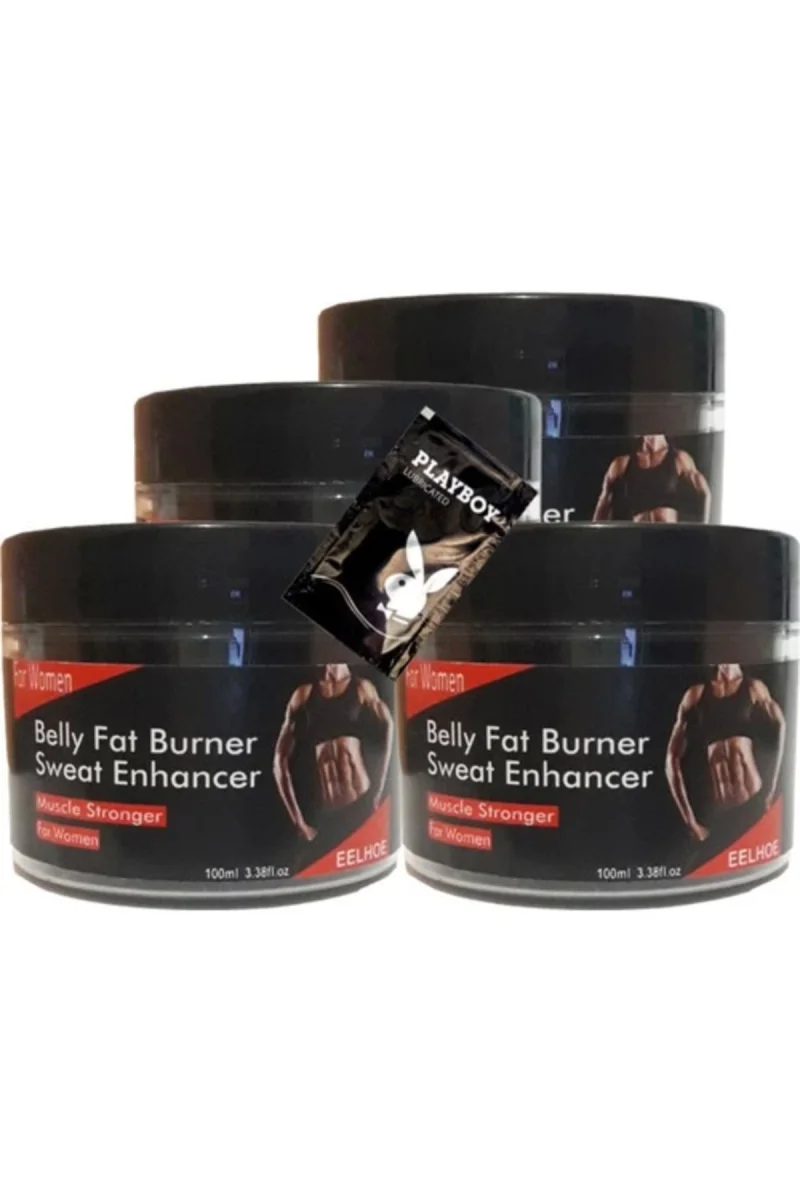Eelhoe Belly Fatburner Sweat Enhancer Krem 100 ml x 4 adet + Jel