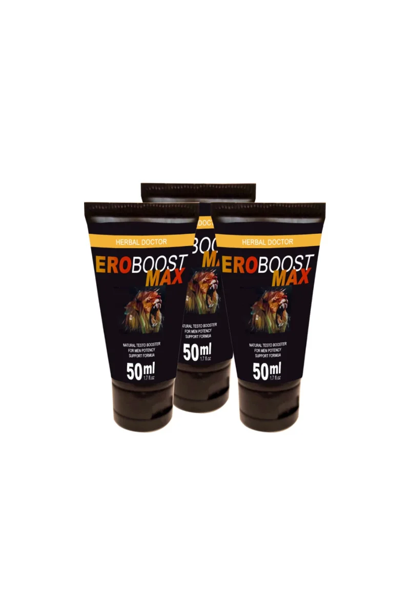 EroBoost MaxTesto 3 Tane 50 ml Cream Boyut Harici Uygulama Kremi