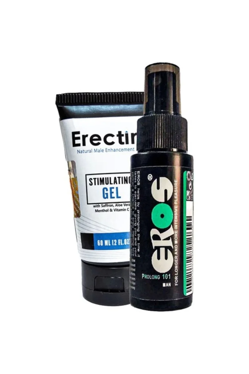 Eros Pro 101 LHXY056 Büyük Boy 60 ml ve Erektin Stimul Gel Erkeklere Özel Jel 60 ml