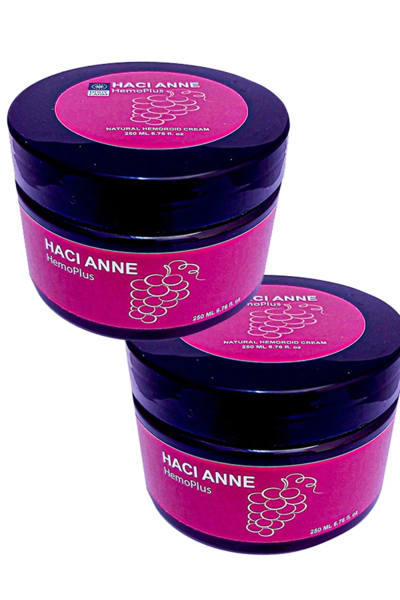 Hacı Anne  Hemoplus Rahatlatıcı Masaj Bakım Kremi 250 ml 2 Adet