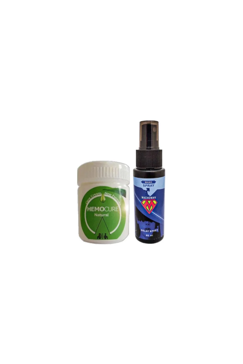 Hemocure Natural Rahatlatıcı Kremi 50 ml + Erkeklere için sprey