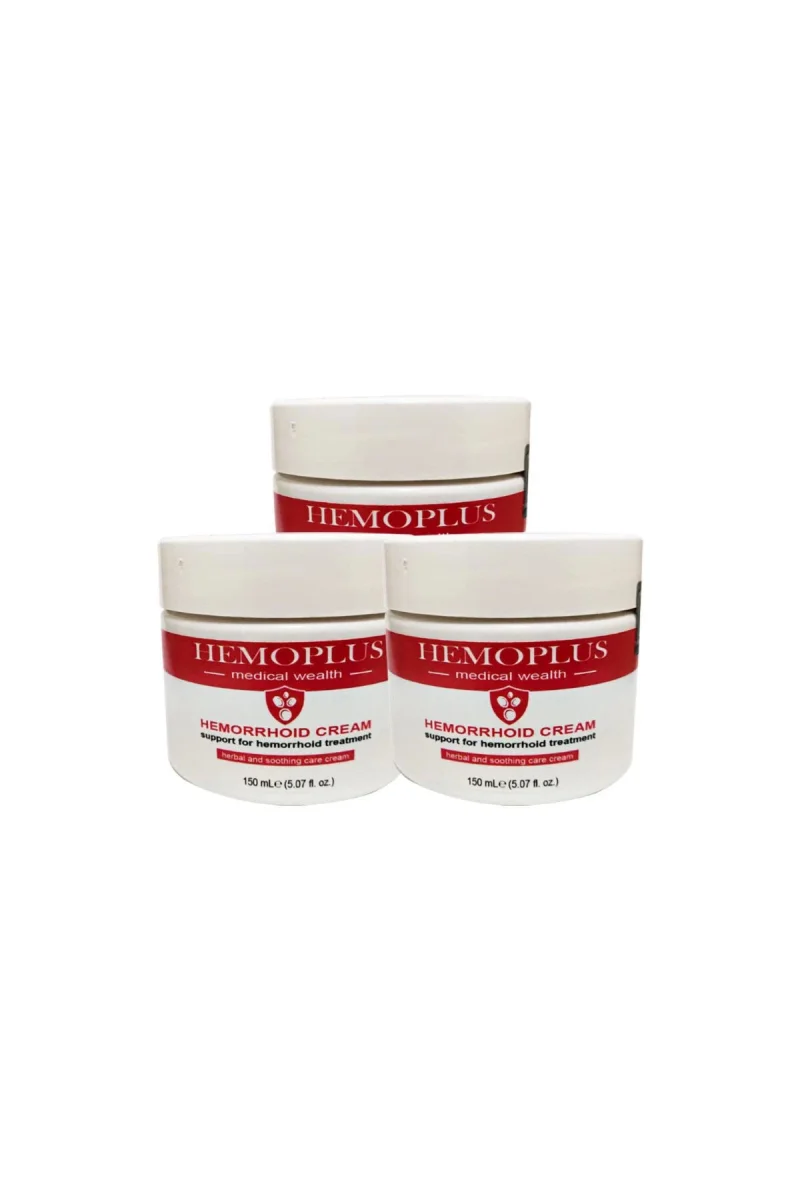 Hemoplus Büyük Boy Rahatlama Bakım Kremi 3 Adet 150 ml