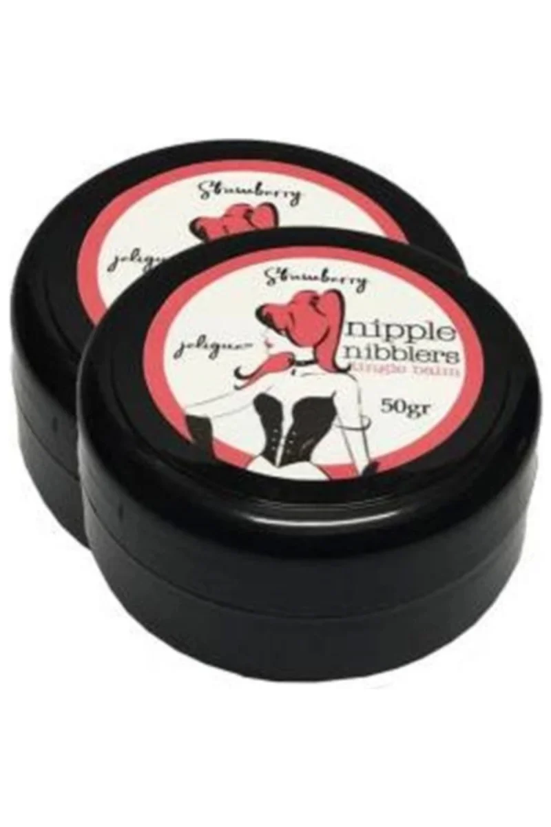 Hintohu Nipple Nibblers Tingle Balm Strawberry Flavored 50ML Çilekli Göğüs Bakım Kremi 2 Adet