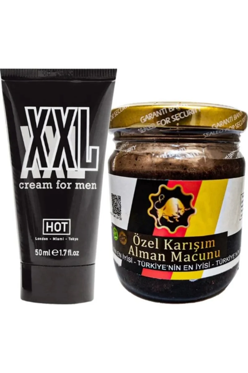 Hotxxl 50 ml Erkeklere Özel Krem + Yanında 1 Adet Erkeğe Özel Macun