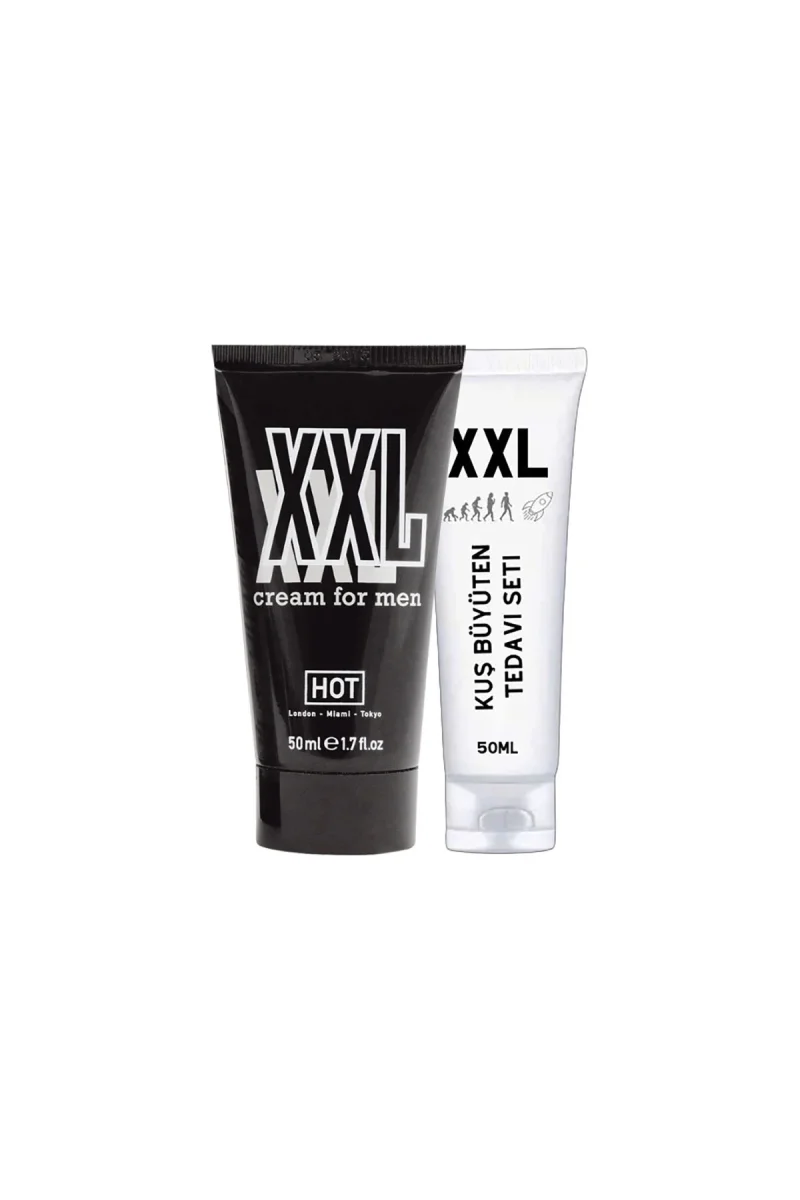 HotXXL Cream Men Hardener Delayer Enlarger 50 ml + KuşBüyüt Erkeklere Özel Boyut Kremi