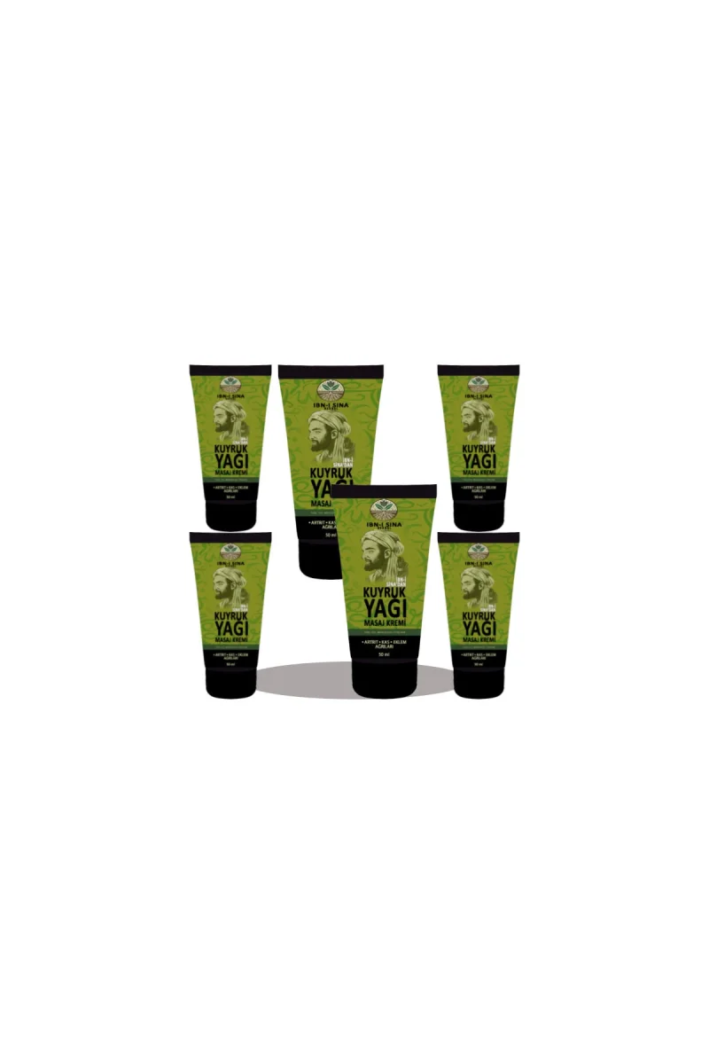 İbn-i Sina Kuyruk Yağı Masaj Kremi 6 Adet 50ml