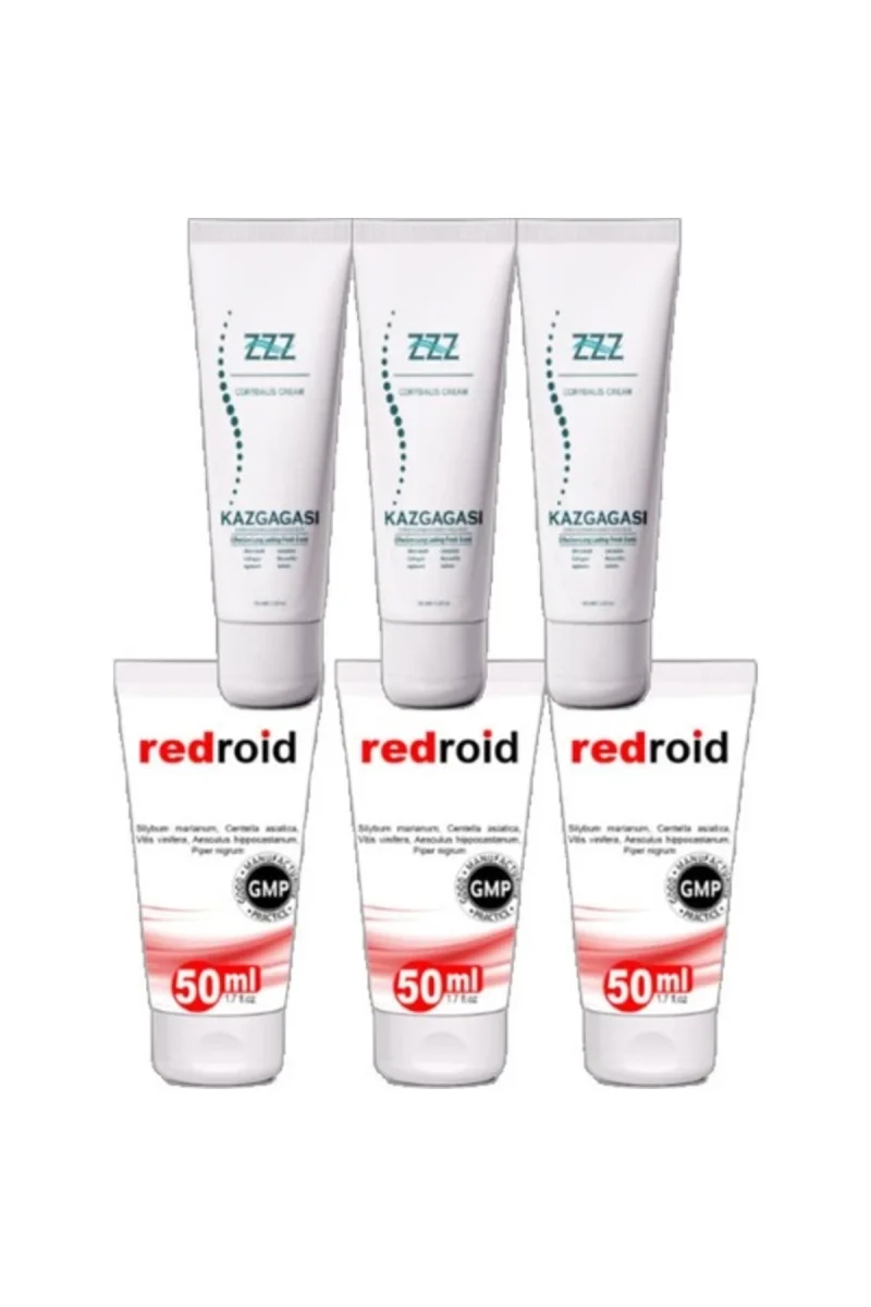 Kaz Gagası 100 ml Rahatlatıcı Kremi Redroid Rahatlatıcı Için 50 ml Set Paket