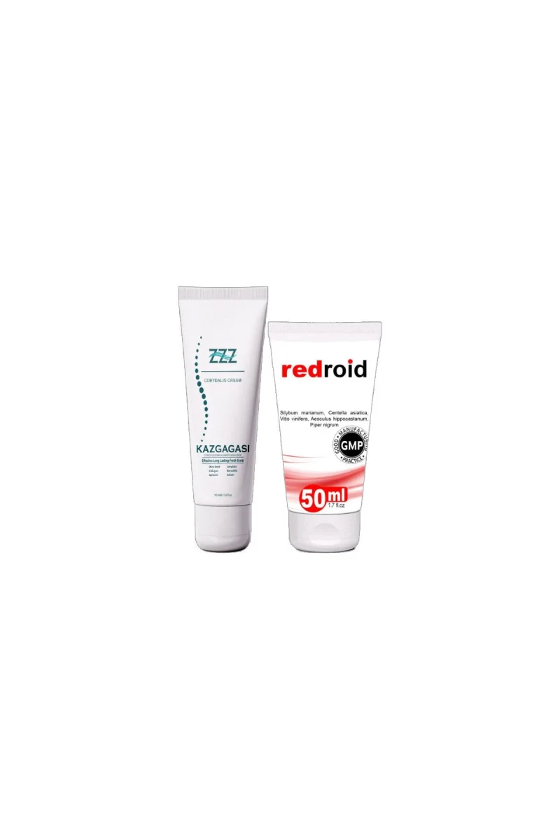Kaz Gagası Kremi 100 ml Rahatlatıcı +Redroid Rahatlatıcı  Bakım 50 ml ile