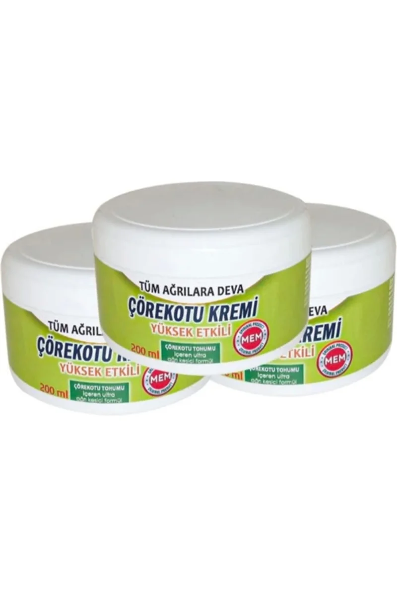 Mem Çörek Otu Kremi Green Box 200 ml x 3 adet