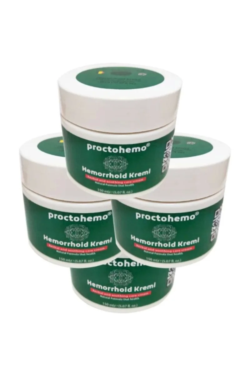 Proctohemo Rahatlatıcı Bakım Kremi 4 tane 150 ml Büyük Boy