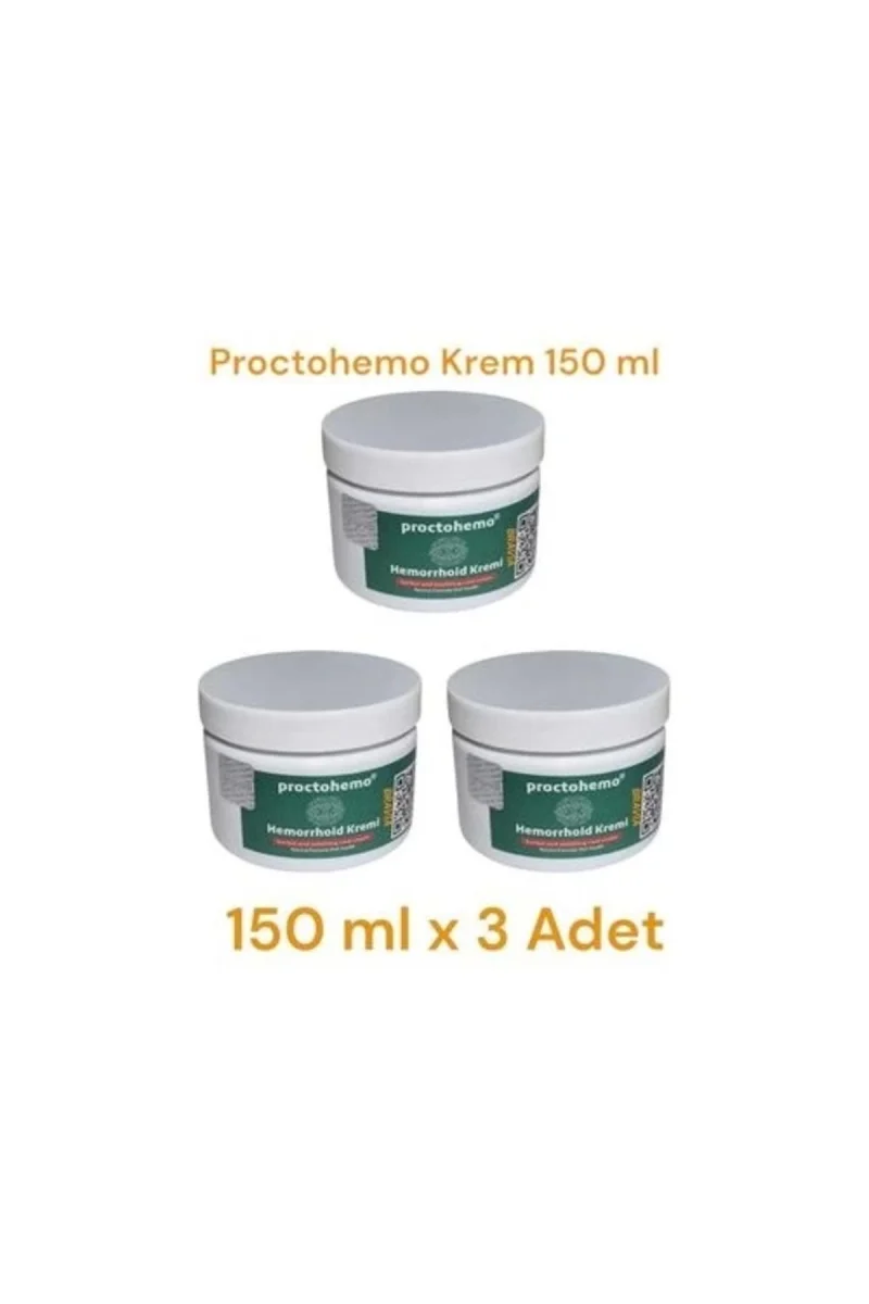 Proctohemo Rahatlatıcı Krem 150 ml x 3 Adet