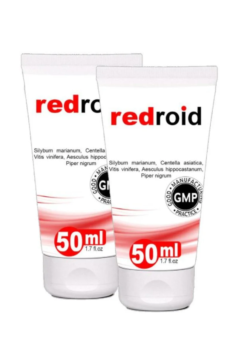 Redroid Etkili Rahatlatıcı  Masaj Bakım Kremi 50 ml 2 Adet