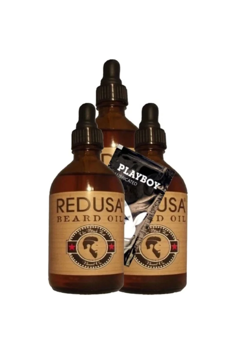 Redusa Beard Oil 3'lü Sakal Bakım Yağı 100 ml + 1 Hediye Jel