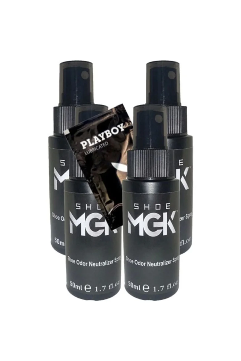 Shoe 4 Tane Ayak Kokusu 50 Ml Ölçek Ayakkabılara Bakım Spreyi + Yanında Jel