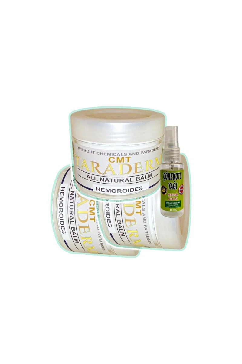 Taraderm 100 ml 3 Adet Rahatlatıcı Kremi + 30 ml Çörek Otu  Yağ