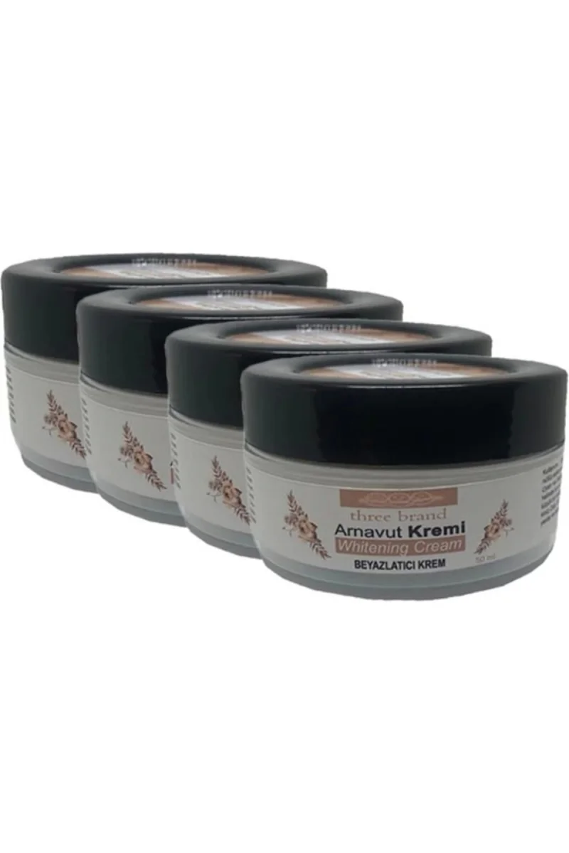 Three Brand 4lü Adet Arnavut Kremi Whitens Cream Tümbölge Aklık Kremi 50 ml