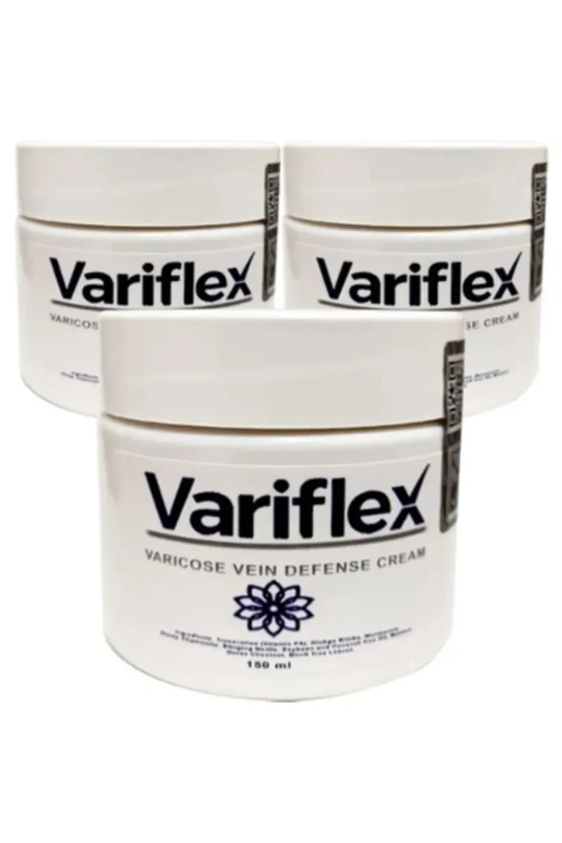 Varicose Vein Defense Cream 150 ml x 3 Bacaklar için Bakım Kremi