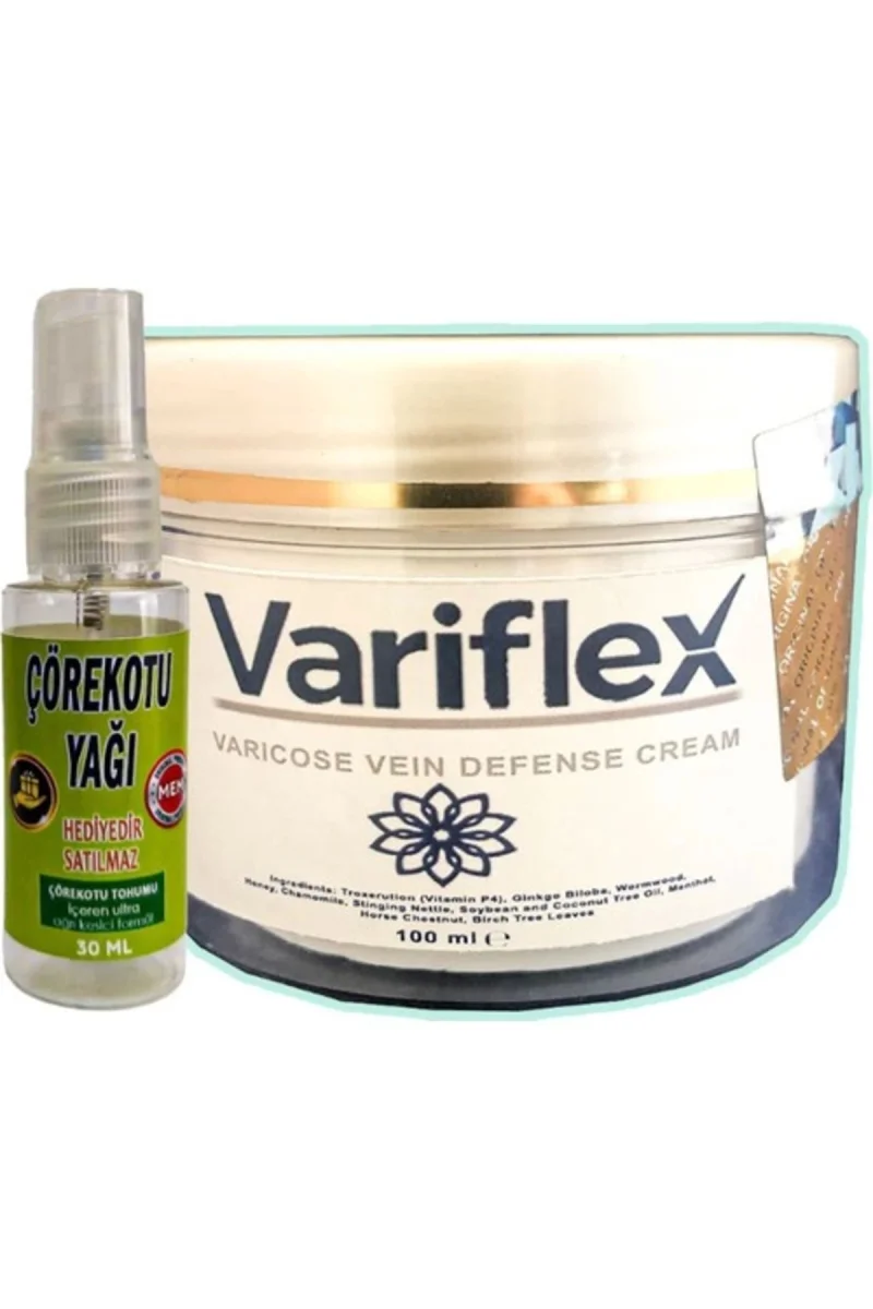 Variflex Bacak Bakımı Kremi 100 ml + Çörek Otu Yağı 30 ml