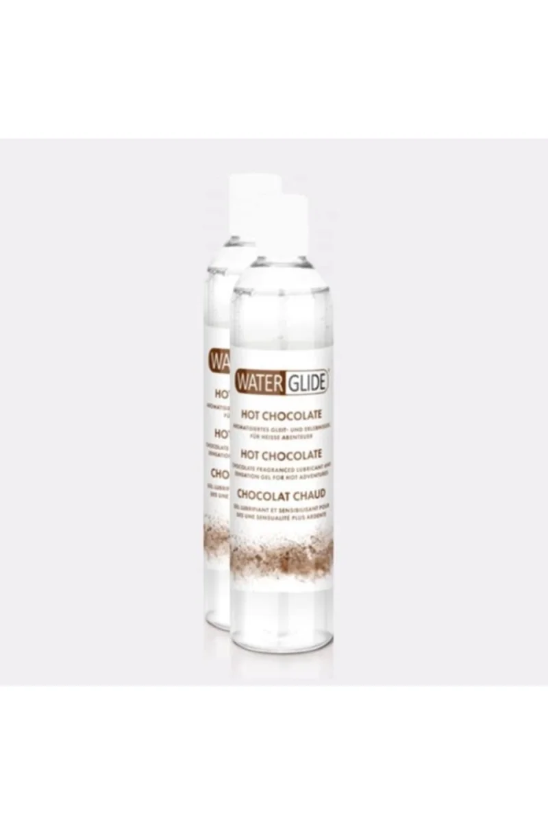Water Glide Waterglide Hot Chocolate Lubricant Gel 400Ml Çikolata Aromalı Jel 2 Adet