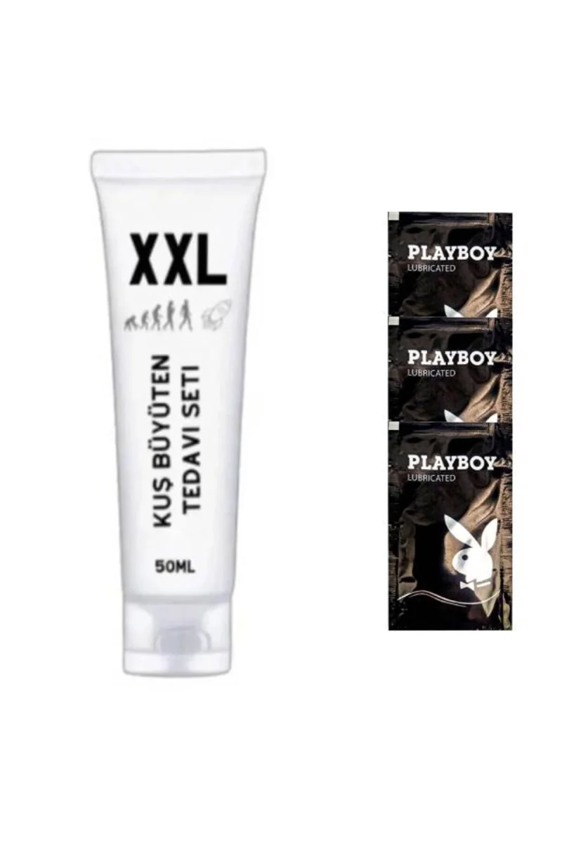 XXL Size Kuş Erkekler için Şekillendirici Bakım Kremi 50ml 1 ad + 3 JELLE