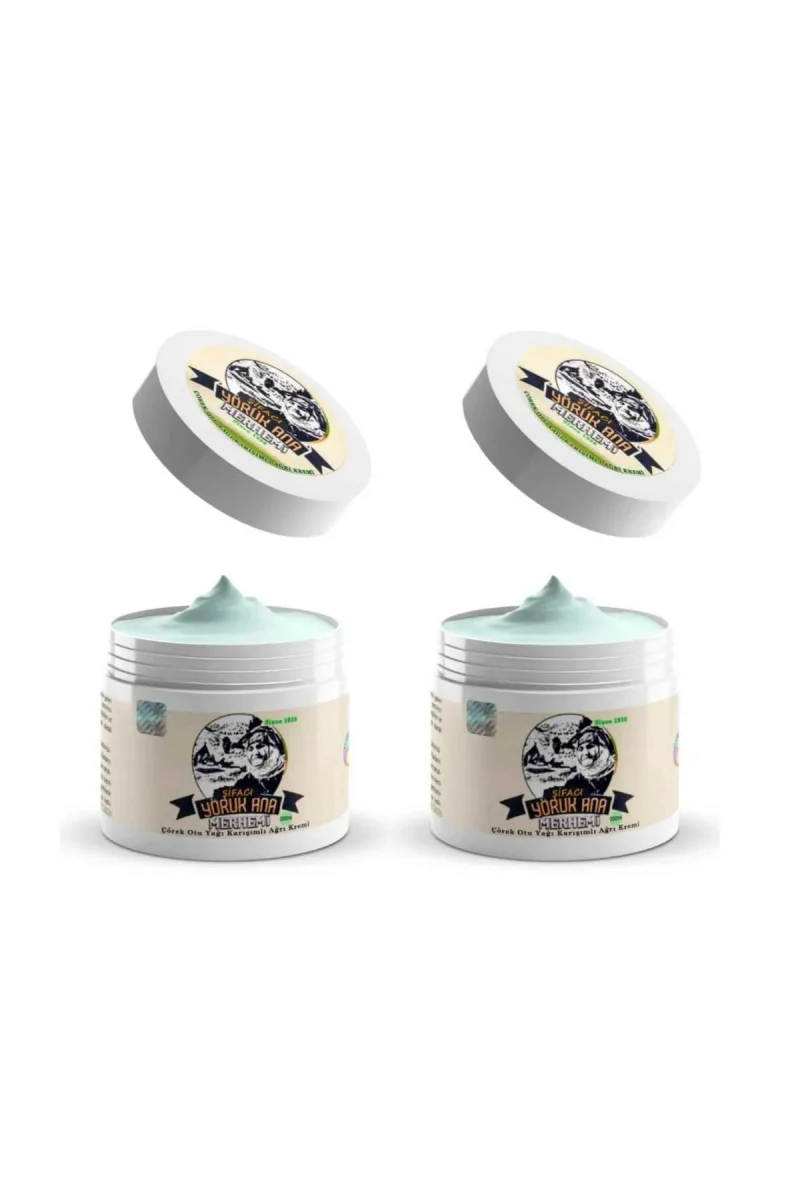Yörüklü Merhemi Çörek Otu Yağı Karışımlı Vücut İçin Etkili Doğal 200 ML x 2 Adet