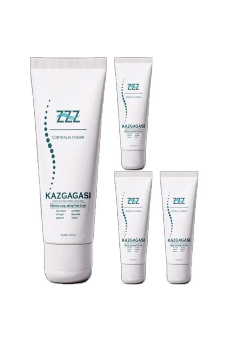 ZZZ Kaz Gagası 4 Adet Özel Karışımlı 100 ml Rahatlatıcı Masaj Kremi