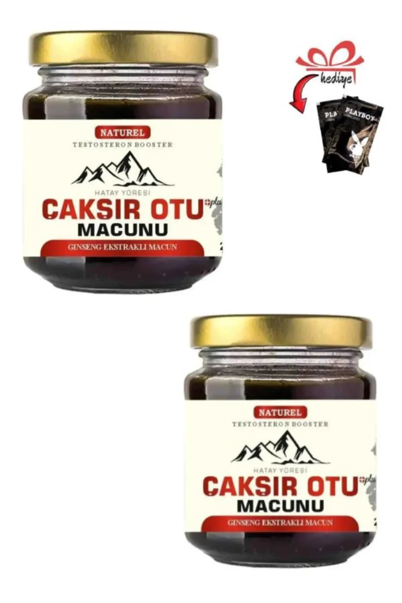 Hatay Çakşır Otu Erkeklere Özel Destekleyici 240 Gr X 2 Ad. + Kayganlaştırıcı Jel