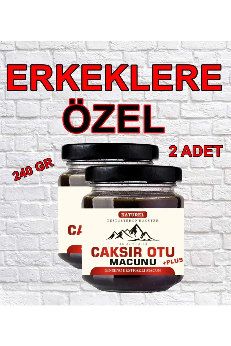 Hatay Yöresi Çakşır Otu Erkeklere Özel Macun 240 gr X 2 Adet