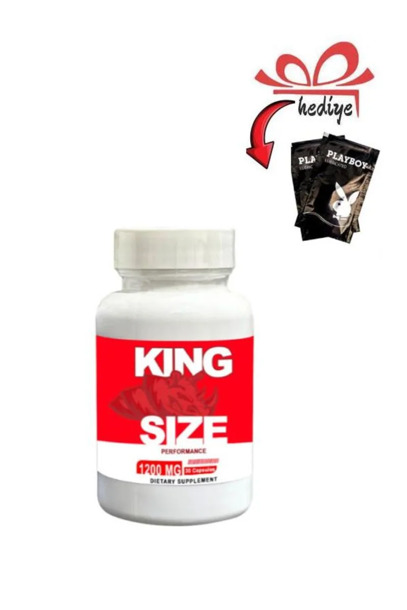 King Size Erkeklere Özel Destekleyici 30'lu + Kayganlaştırıcı Jelle