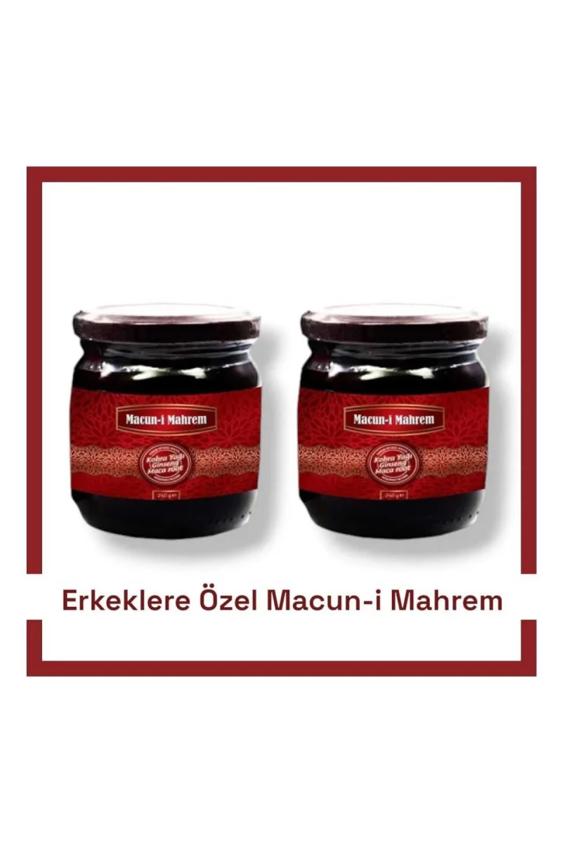 Macun-ı Mahrem Erkeklere Doğal Karışım 240 gr X 2 Adet