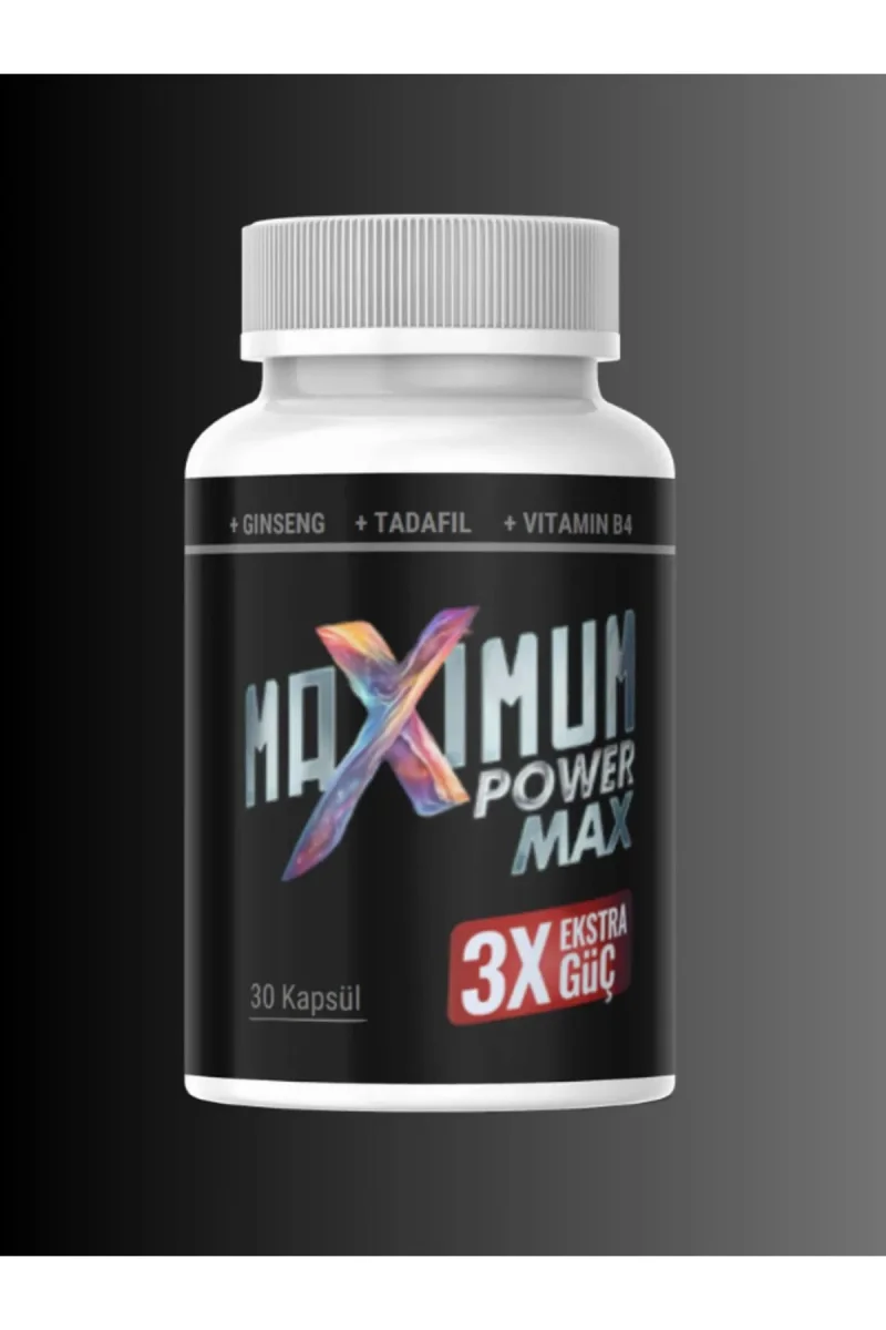 Maximum Power Max 3x Effect Erkeklere Extra Sertlik Maxìmum Güç 30 Lu