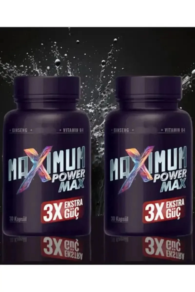 Maximum Power Max 3x Effect Erkeklere Extra Sertlik Maxìmum Güç 30 Lu X 2 Adet